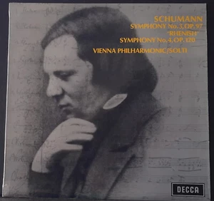 DECCA SXL 6356 ED 1 AUS SCHUMAN SYMPHONIES NOS. 3 & 4 SOLTI 1968 LP NM - Picture 1 of 3