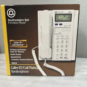 Vintage Southwestern Bell Freedom Phone FM891B Telefon Anruferkennung Anruf warten - Bild 1 von 6