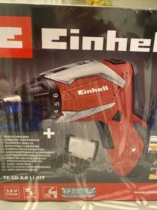 Einhell Cordless Screwdriver Mini Tool TE-SD 3.6V Li Rechargeable New Boxed - Picture 1 of 4
