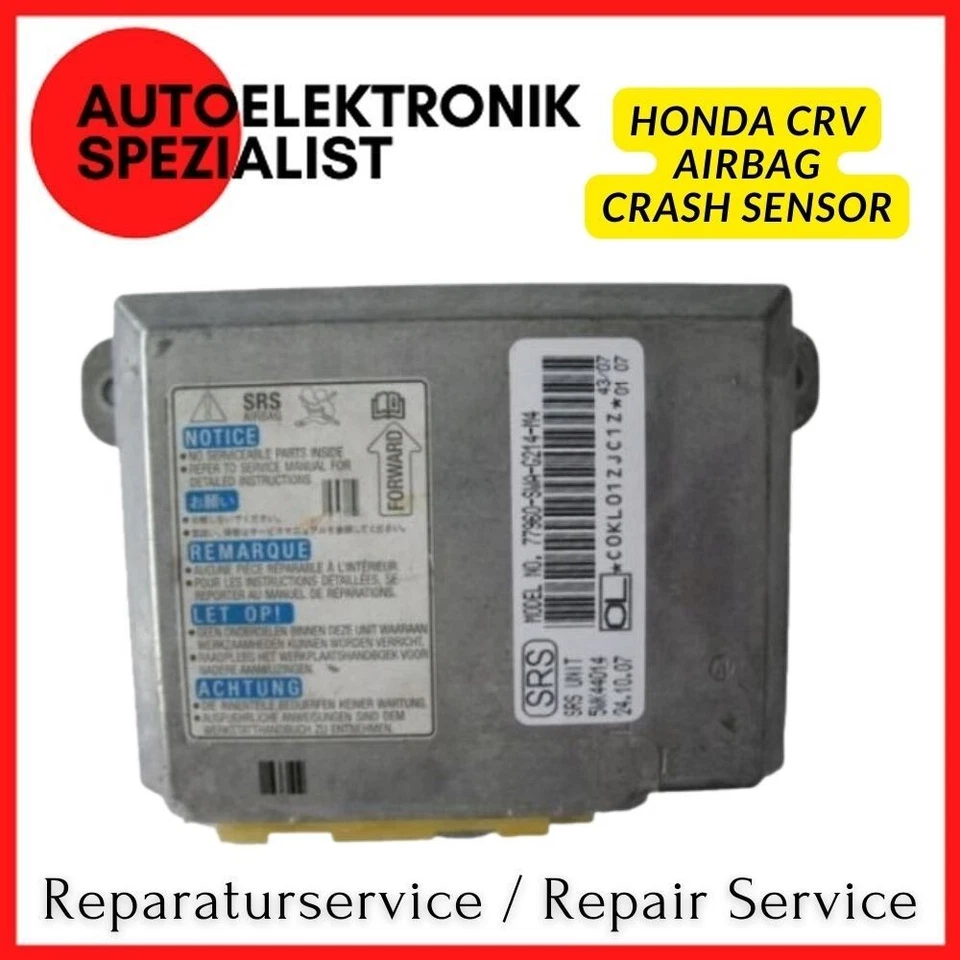 Servizio Riparazione/Repair Service Centraline Airbag HONDA CRV 77960-TA0-A031 - Immagine 1 di 1