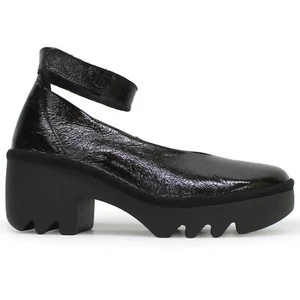 Fly London Womens Shoes TIRY497FLY Casual Ankle-Strap Heels Nappa Learher - Picture 1 of 5