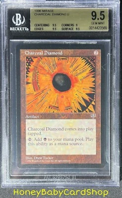 MTG Mirage 1996 Charcoal Diamond BGS 9.5 GEM MINT Silver Age Iconic Staple - Image 1 of 4