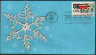 US #2030 FDC, 1982, Novelty embellished with embroidery snow flake