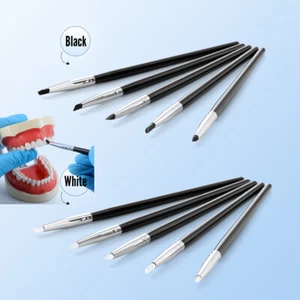 Dental Brush Pen Resin Shaping Brushes for Adhesive Porcelain Teeth 5pcs/set - Picture 1 of 18