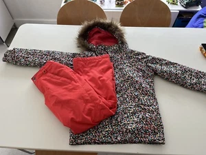 USED Burton Dry Ride Kids 2 Piece Snow Suit; Jacket and Pants Size M (10/12 US) - Picture 1 of 13