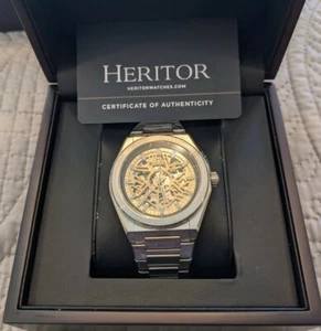 Heritor Automatic Atlas Armbanduhr. Gold&Schwarz. HERHS1302 - Bild 1 von 10