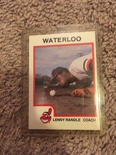 VTG 1987 Waterloo Indians Pro Cards #1064 Lenny Randle Blowing Ball Foul 80s 