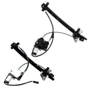 Power Window Regulator For Dodge Dakota Quad Cab Durango Front LH RH with Motor - Foto 1 di 12