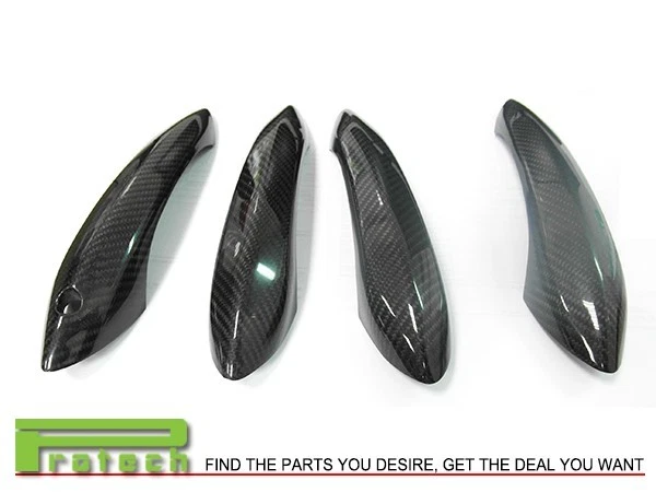 Cubierta de manija de puerta para BMW 2012+ BMW F06 F12 F13 640i 650i M6 4 piezas - fibra de carbono Foto 1 de 1