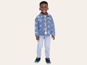 Disney | 4T | Mickey Mouse Print Classic Denim Jacket Set Unisex 100% Cotton NWT - Picture 1 of 8