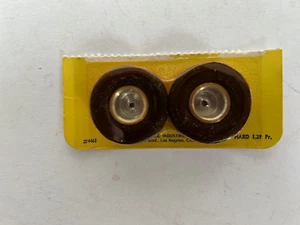 Classic #4461 Hard Rear Wheels & Tires for 1/24 scale slot car NOS - Picture 1 of 1