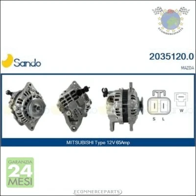 Alternatore Sando per MAZDA 929 323 - Immagine 1 di 3