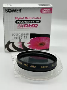 Bower High Quality Digital Multi Coated Pro DHD Polarizer Filter 49mm Japan New - Picture 1 of 4