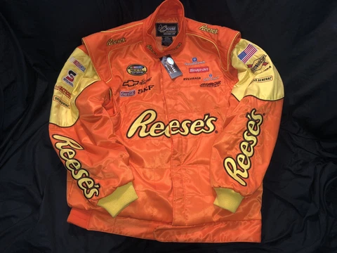 Kevin Harvick #29 Reeses NASCAR Chase Authentics drivers line Twill Jacket NEW Cover