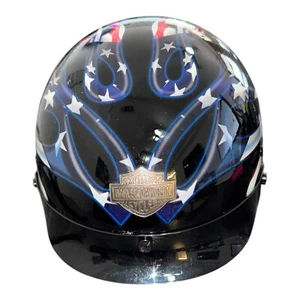 Harley Davidson Old Glory Hybrid Halbhelm Herren SM Stars & Stripes mit Tasche - Bild 1 von 15