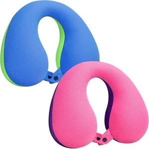 2PCS Kids Travel Neck Pillow, Toddler Headrest for Car & Airplane (2 Colors) - Picture 1 of 8