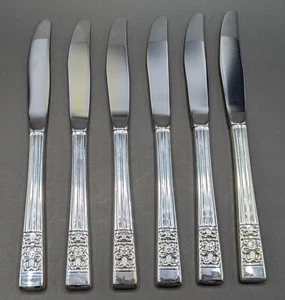 Oneida Community Coronation Moderno Rejilla Hueca Cuchillos Cuchillo Plateado 8.5" - Imagen 1 de 3