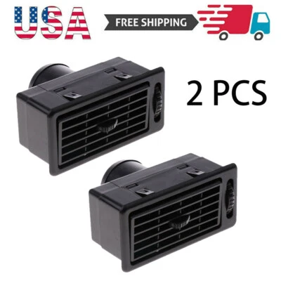 2X Car Universal Heat AC Air Exhaust Vent Dash Ventilation Outlet for RV Truck . - Image 1 of 4