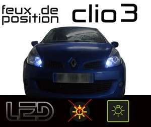 Für Renault Clio 3 2 LED Birnen Weiß Nachtlicht Positionsleuchten Anti Fehler - Bild 1 von 3