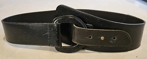 banana republic Leather M Waist Belt, Blk - Picture 1 of 4