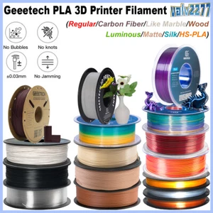 Geeetech PLA 3D Drucker Filament Matte/Silk/Luminous/Holz/Marron PLA 1KG 1,75mm - Afbeelding 1 van 136