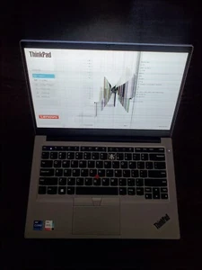 Lenovo ThinkPad E14 Gen 4 - i7-1255U, 8GB RAM, CRACKED LCD DMG KB PARTS/REPAIR - Picture 1 of 5