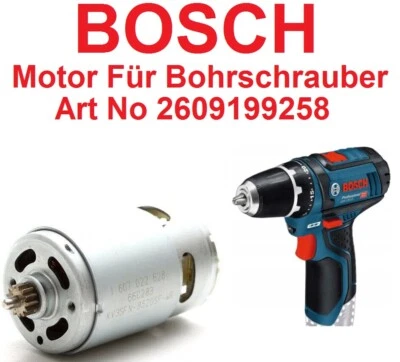 Bosch Motor to Cordless Drill GSR 10.8 V-LI-2 GSR 12-2-LI GSR 12V-15FC 10.8V - Image 1 of 3