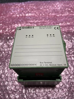 Phoenix Contact 2754367 INTERBUS-S IBS STME 24 BK-T inkl. Sockel - Bild 1 von 4