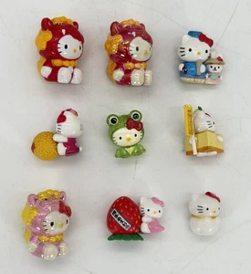 Lote de figuras llavero con dijes para teléfono celular Hello Kitty Japón Y2K Sanrio de colección de la década de 2000 - Imagen 1 de 8