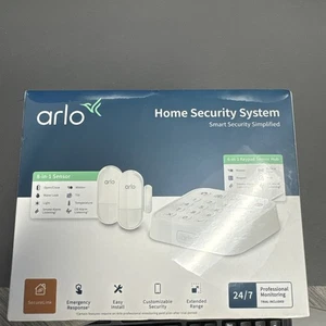 Arlo Home Security System with Wired Keypad Sensor Hub and (2) 8-in-1 Sensors - Picture 1 of 3