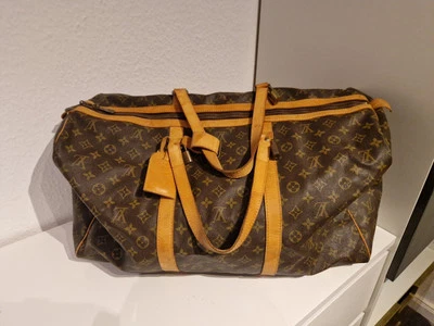 Louis Vuitton Keepall Reisetasche 55 Braun Canvas - Bild 1 von 4