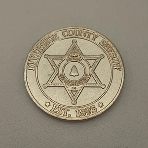 Riverside County Sheriff Perris Sheriff's Statioh Challenge Coin - Picture 1 of 4