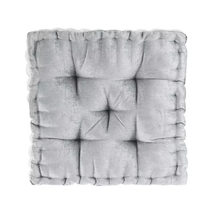 Gray 20 In. L X 20 In. W Polyester Throw Pillow Floor Pillow Cushion, Spot Clean - Picture 1 of 7