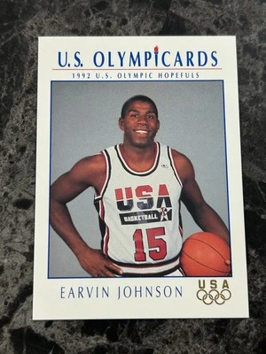 1992 Imple Olympicards #11 Magic Johnson @QL05 - Image 1 of 2