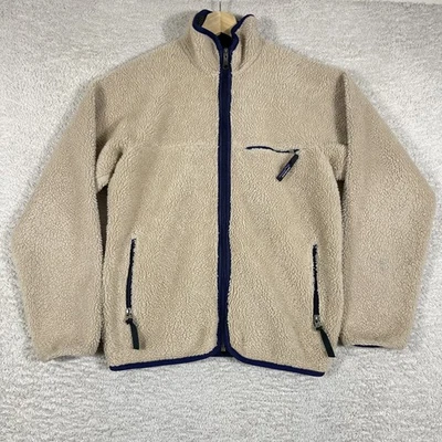 Vintage 1997 Patagonia Retro X Deep Pile Oatmeal Fleece Men’s Small Made in USA - Image 1 of 4