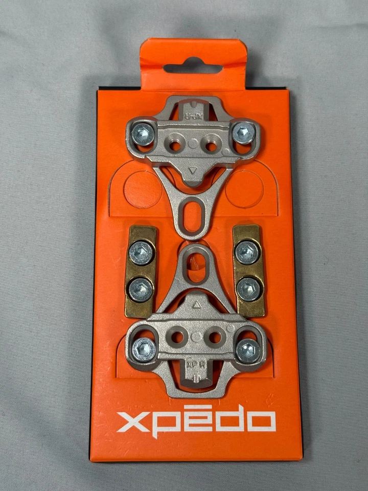 Juego de tacos Xpedo XPR para patrón de pernos de 3 orificios se adapta a tacos estilo Shimano SPD Foto 1 de 4