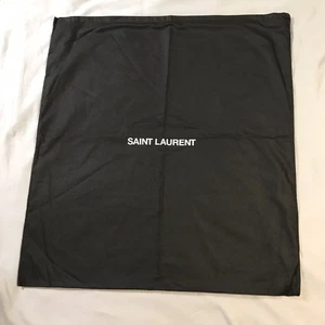 Saint Laurent Sacchetto antipolvere 28x25,5 nero con coulisse portaoggetti - Foto 1 di 8