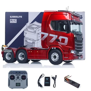 Hot Sale KABO 1:14 Scania770S 100 RC Tractor Truck 6x6 2Speed Differential Lock - Picture 1 of 18
