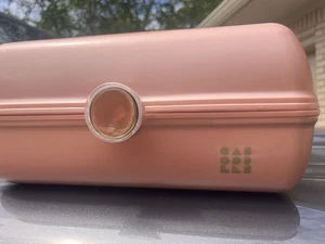 Rose Gold Marble Caboodles Large Makeup Case W/Mirror - Picture 1 of 12