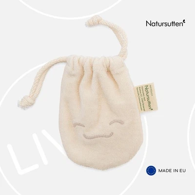 Bolsa de almacenamiento para chupetes de algodón orgánico Natursutten PaciPouch | Contenedor con soporte Foto 1 de 3