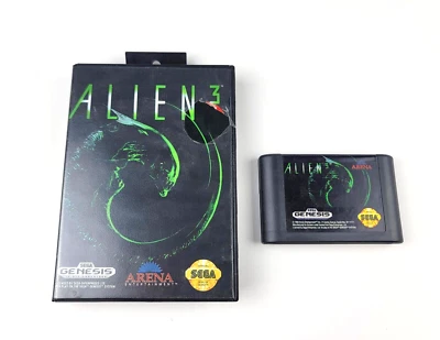Sega Genesis "Alien 3" 1993 100% Authentic Cart & Case Very Good Condition - Image 1 of 4