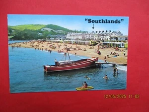 "Southlands" Hotel-TEIGNMOUTH-1970s Postcard - Picture 1 of 2