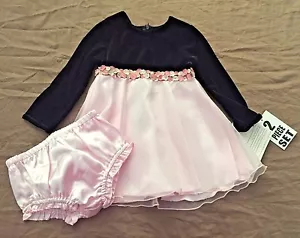Youngland Black Pink Dress Holiday Fancy Dress Girl 18 Month NEW - Picture 1 of 8