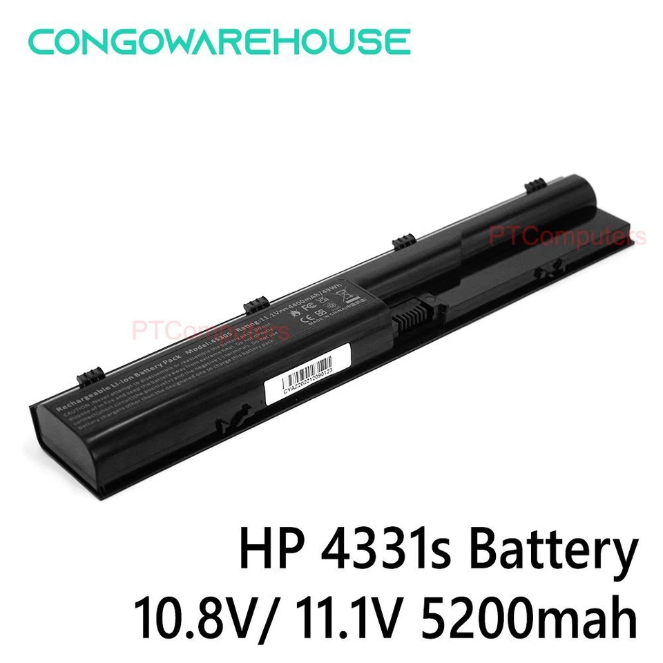 Battery for HP ProBook 4330s 4331s 4430s 4431s 4530s 633805-001 633733-321 - image 1 of 4