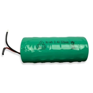 8,4 V 320 mAh Ni-MH wiederaufladbare externe Einbruchmeldeanlage Echolot Ersatzakku - Bild 1 von 1