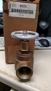 VALVE, ANGLE HOSE 171-1561 GRAINGER 4KR36 BRASS - Picture 1 of 1
