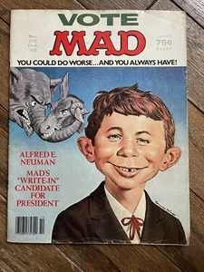 MAD Magazine #218 October 1980 Vote Mad Election Issue - Picture 1 of 5