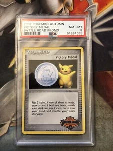 Pokemon 2007 Autumn Victory Medal Battle Road Promo PSA 8 - Picture 1 of 2