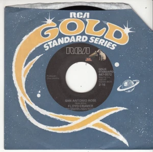 FLOYD CRAMER - SAN ANTONIO ROSE/LAST DATE - MINT REISSUE 45 - UNPLAYED NEW - Picture 1 of 2