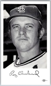 1971 St. Louis Cardinals Photocards Reggie Cleveland